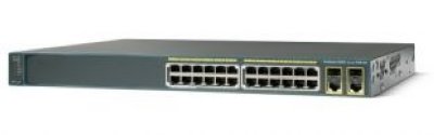 Cisco WS-C2960+24LC-L  Catalyst 2960 Plus 24 10/100 (8 PoE) + 2 T/SFP LAN Base