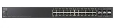 Cisco SB SG500X-24-K9-G5  PoE 24- Gig with 4-Port 10-Gig Stackable Managed Switch