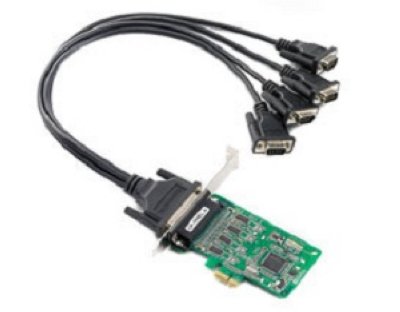 MOXA CP-104EL-A-DB25M  4-port RS-232, PCI Express