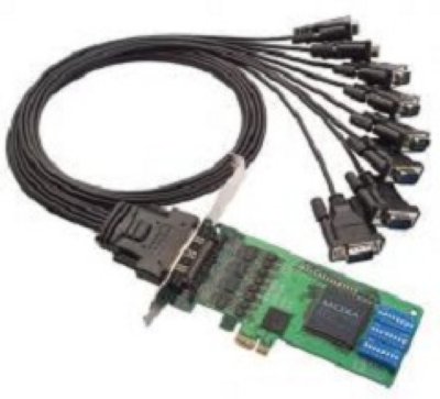 MOXA CP-118EL-A w/o Cable  8-port RS-232/422/485, PCI Express, 921.6 Kbps