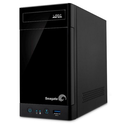 Seagate STBN700   0TB 2-Bay NAS (USB 3.0, Ethernet) Black