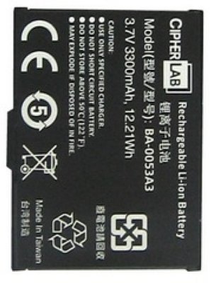 Cipher 00-00003063     9200/CP50, 3.7V, 3300mAh Li-ion