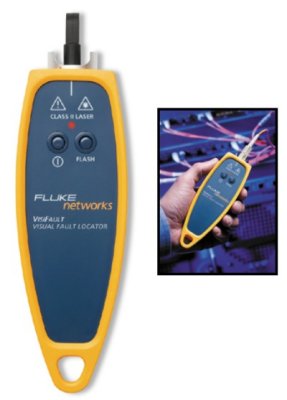   Fluke VISIFAULT Bright laser-powered VisiFault Visual Fault Locator (VFL) traces fi