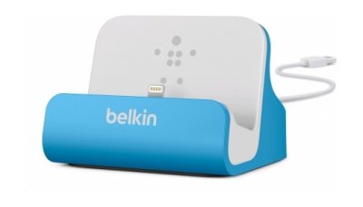  - Belkin ChargeSync Dock  iPhone 5 Blue F8J045btBLU