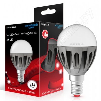   Supra LED SL-LED-G45-3W/4000/E14