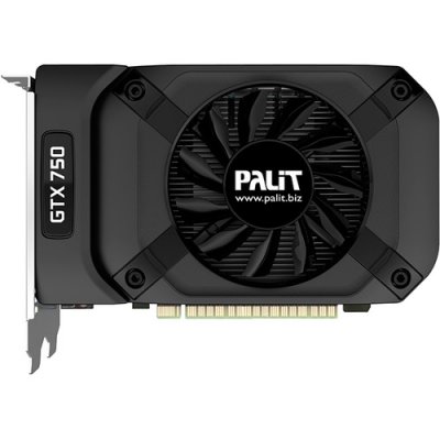  PCI-E Palit NVIDIA GeForce GTX 750 STORMX OC 1024Mb DDR5 128bit ( NE5X750S1301 ) OEM