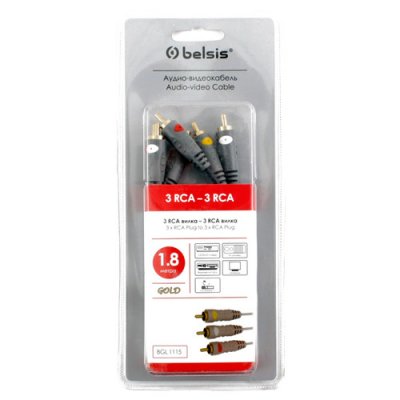   1.8  Belsis Sparks 3.5 Jack (F) - 3xRCA (F)   BL1039