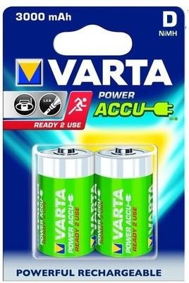  D - Varta 3000mAh Power Accu 56720 (2 )