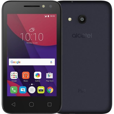  Alcatel One Touch 4034D Pixi 4 (Volcano Black) (4")