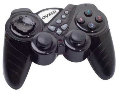   SONY PS2 DVTech JS35 Shock Master Black