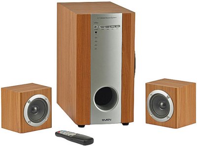  SVEN MS-1060 Wooden (2x15W +Subwoofer 30W , )