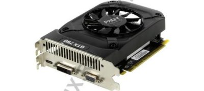  1024Mb Palit GeForce GTX750 STORMX OC PCI-E 128bit DDR5 DVI miniHDMI CRT HDCP NE5X65T0140