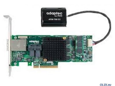  Adaptec ASR-8885Q SGL RAID 0/1/1E/10/5/6/50/60, 8i 8e ports, 1Gb (2277100-R)