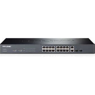 TP-LINK TL-SG3216   Web Smart 16x10/100, 1x10/100/1000, 1x1000 SFP, 19"