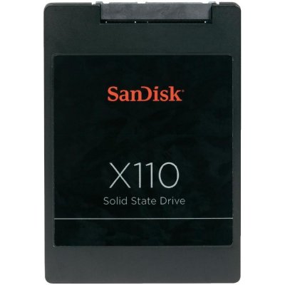  2.5" 256Gb SanDisk X110 (SD6SB1M-256G-1022I), SATA 6Gb/s, Read/Write: 505 MBs/445 MBs, 7mm