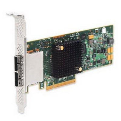  LSI Logic SAS9207-8e SGL PCI-E, 8-port 6Gb/s, SAS/SATA RAID Adapter (LSI00300)