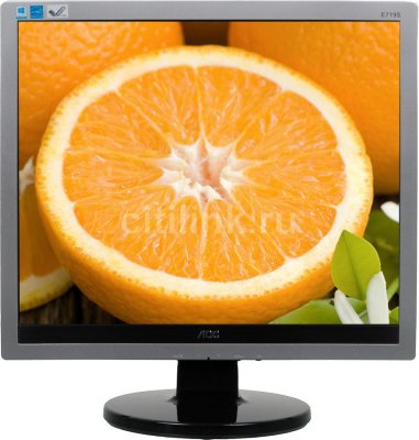  17" AOC e719sda - TN WLED 1280x1024 1000:1 DC 20000000:1 250cd/m^2 5ms VGA D