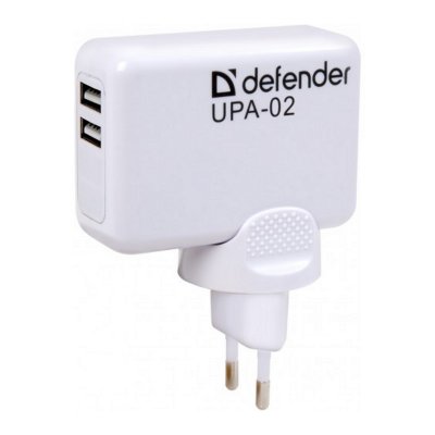 Defender UPA-02   , 2xUSB, 5V/1 +2.1A