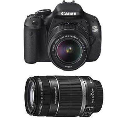    CANON EOS 600D Kit EF-S 18-55 IS II + 55-250 IS II