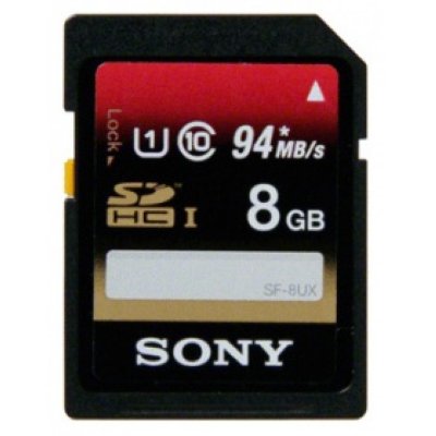   SD 8Gb Sony (SF8UXT) SDHC Class 10 UHS-I (Retail)