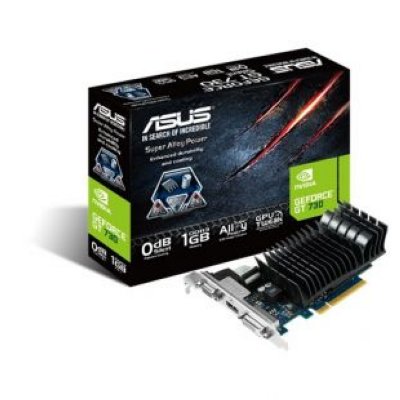  Asus PCI-E nVidia GT730-SL-1GD3-BRK GeForce GT 730 1024Mb 64bit GDDR3 902/1800 DVI/HDMI/C