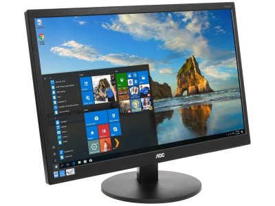   AOC E2470SWHE 23.6" black VGA HDMI