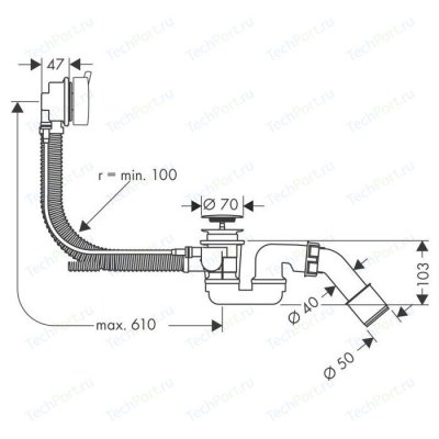 Hansgrohe Flexaplus /    (58150000)