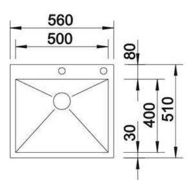   Blanco Zerox 500-if/a  - (515640)