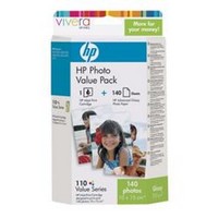 Q8898AE  HP 110 Series Photo Pack-140 sht/10 x 15 cm