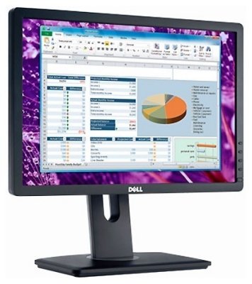  19" Dell P1913, Black, LED, 1440x900, 5ms, 250 cd/m2, 1000:1, VGA, DVI-D, Display Port, USB