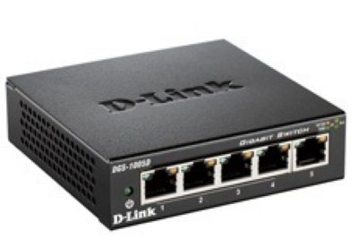  D-Link DGS-1005D/G2A 5-ports UTP 10/100/1000Mbps, Stand-alone Unmanaged Gigabit Switch, A