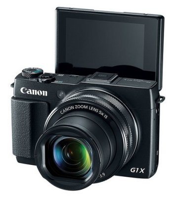  Canon PowerShot G1X Mark II (Black) (12.8Mpx,24-120mm,5x,F2.0-3.9, JPG/RAW,SDXC,3.0",WiFi, NF