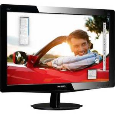  19" Philips 190V3LSB/62 Glossy-Black TN LED 5ms 16:10 20M:1 250cd