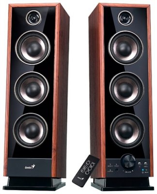   Genius SP-HF 2020, 60W RMS, brown wood