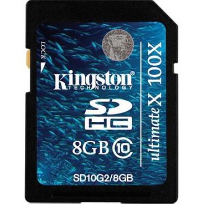   SecureDigital 8Gb Kingston, SDHC Class10 (SD10G2/8GB)