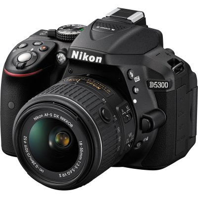  Nikon D5300  24.2Mpix AF-P 18-55mm f/3.5-5.6VR 3" 1080p Full HD SDXC Li-ion ( 