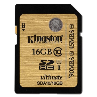   SD 16Gb Kingston Ultimate SDHC Class 10 UHS-I (60/35 MB/s)