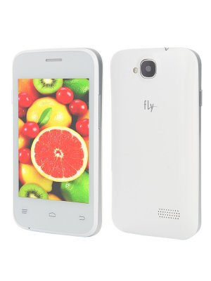   Fly IQ239 ERA Nano 2 White 2 sim, Android , 3.5", 2Mp, FM, BT, WiFi, microUSB, 51