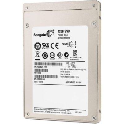  SSD 200Gb Seagate 1200 Series (ST200FM0053, SAS, 2.5", MLC)