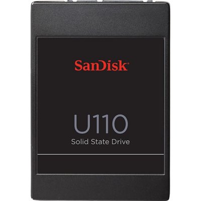  2.5" 128Gb SanDisk U110 (SDSA6GM-128G), SATA 6Gb/s, Read/Write: 470 MBs/380 MBs