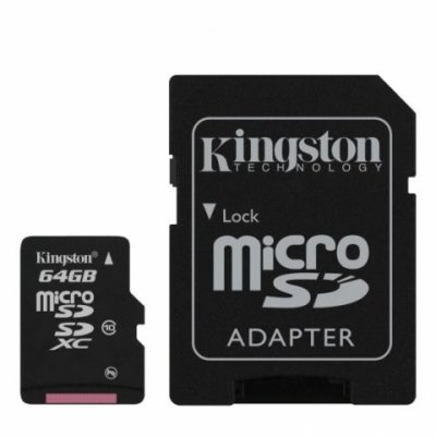   64Gb - Kingston - Micro Secure Digital XC Class 10 SDCX10/64GBSP (!)