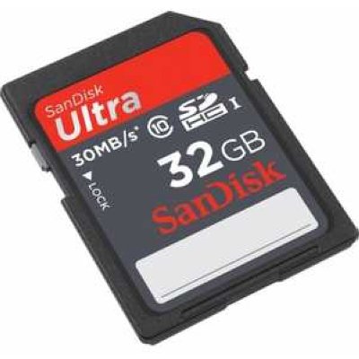   MicroSD 32Gb SanDisk Ultra (SDSDQUI-032G-U46) Class 10 microSDHC + SD 