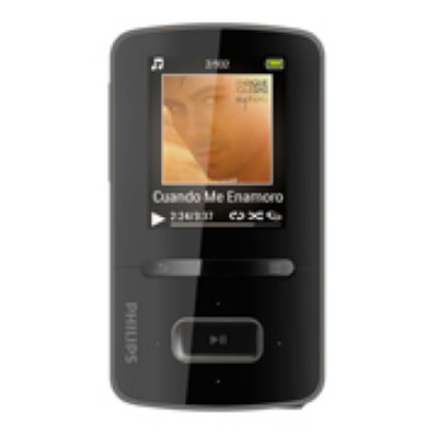 8Gb  Philips SA3VBE08K/97 GoGear ViBE Black,  MP3