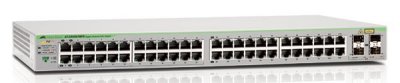  Allied Telesis (AT-GS950/48PS-50) 48- 10/100/1000BASE-T PoE+/SFP Websmart, POE, Lea