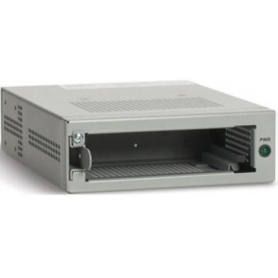  Allied Telesis (AT-MCR1-80) 1- 100Mbit/s 1 slot media converter rackmount chassis wit