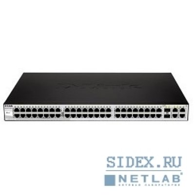   D-Link DES-1210-52/B1A/E  48x10/100, 2xSFP + 2xGigaUTP