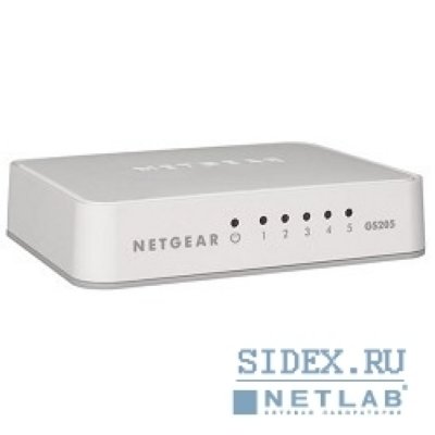  NETGEAR GS205-100PES   5  10/100/1000 /