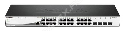  D-LINK DGS-1210-28/ME/FTA1A 24- 10/100/1000BASE-T PoE 4 Gigabit Mini GBIC SFP