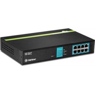  TRENDnet (TPE-TG81g) 8-Port Gigabit GREENnet PoE+ Switch (8UTPPoE 10/100/1000 Mbps)