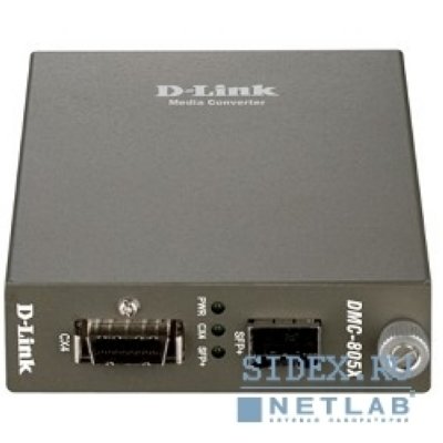    D-Link DMC-805X 10G CX4 to 10G SFP+ media converter